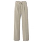 YAYA Pinstripe wide leg trousers humus beige dessi