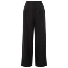 YAYA Linen mix wide leg trouse-L32 washed black