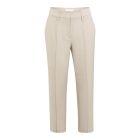 YAYA Broek taillebanddetail oxford tan brown mel