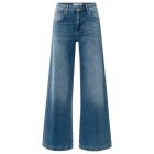 YAYA jeans met wijde pijpen (L34) blue denim