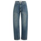 YAYA Cargobroek met laag kruis blue denim