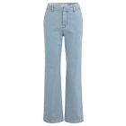 YAYA Chinojeans met paspelzakken mid blue denim