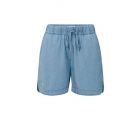 YAYA Lightweight chambray shorts chambrey