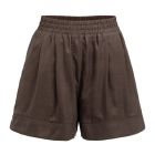 YAYA Short met hoge taille aubergine purple