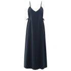 YAYA Strappy dress with drawstrings total eclipse 