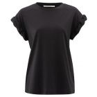YAYA T-shirt with roll-up washed black