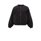 YAYA Cropped bomber jacket phantom
