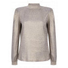 Aaiko tory gold pes longsleeve top gold