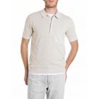 Replay uk4708 g23774 trui mesh ivory
