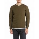 Replay maglia knit trui musk melange