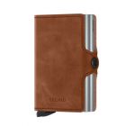 Secrid twinwallet vintage cognac silver