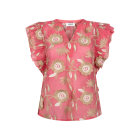 Aaiko Yarlla 3d top hibiscus red