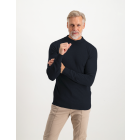 Saint steve ben mockneck trui dark navy