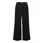Object objlisa wide pant aop noos black pin stripe