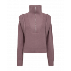 Copenhagen Muse cmyari pullover zipper burn. lilac