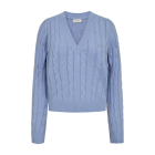 Copenhagen Muse cmkotom pullover v-neck blue heron
