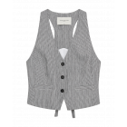 Copenhage Muse cmemily waitcoat bright white black