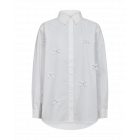 Copenhagen Muse cmvatan shirt w bow bright white