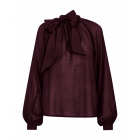Copenhagen Muse cmtilly blouse bow windsor wine