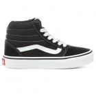 Vans YT Ward Hi suede/canvas Black/White