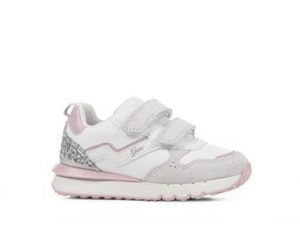Geox J Fastics Girl Sneakers Offwhite Pink