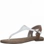 S.Oliver 28136-141 Offwhite teenslipper/sandaal