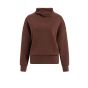 YAYA Sweatshirt met een mooie, bitter chocolate re