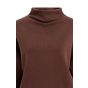 YAYA Sweatshirt met een mooie, bitter chocolate re