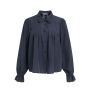 YAYA Blouse met plooidetails cat black