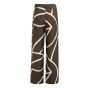 YAYA Broek met print chocolate martini br