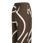 YAYA Broek met print chocolate martini br