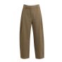 YAYA Geweven broek met rechte pijpe teak brown