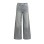 YAYA Denim jeans met naaddetails mid grey denim