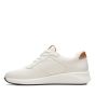 Clarks Un Rio Sprint Sneaker Wit leer/suede