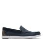 Clarks Bratton Loafer Navy Nubuck