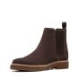 Clarks Clarkdale Easy Dark Brown Suede