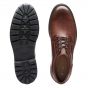 Clarks Batcombe Tie Dark Tan Lea