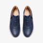 Clarks Tivoli Zip Navy Leather