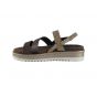 Lazamani Sandals straps/geometric Brown