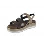 Lazamani Sandals straps/geometric Brown