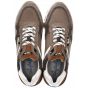 Australian Novocento Grey/Cognac/White Leather