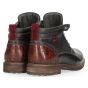 Australian Conley Leather Black-Burgundy