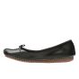 Clarks Freckle Ice Leather Black