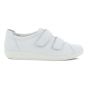 ecco Soft 2.0 Velcro Sneaker Wit