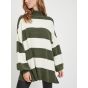 Object objharlow evelyn l/s knit tunic forest nigh