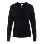 Object objthess l/s v-neck pullover noos black