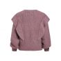 Object objdarin l/s knit pullover grape shake