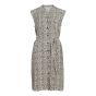 Object objleonora seline s/s dress sandshell aop