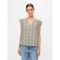 Object objleonora seline s/s top sandshell aop