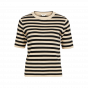 Object objester s/s knit pullover noos sandshell
